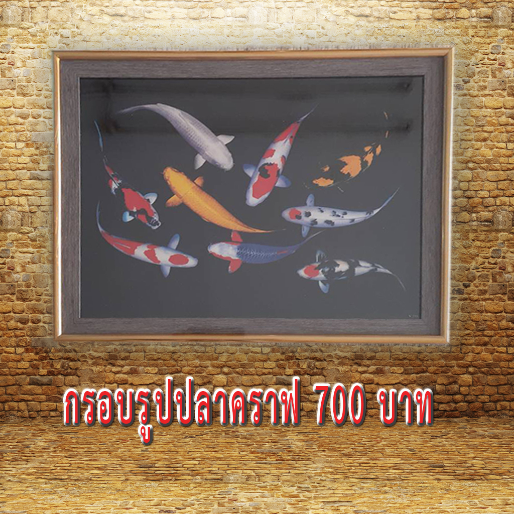 กรอบรูปติดผนัง ปลาคราฟ
