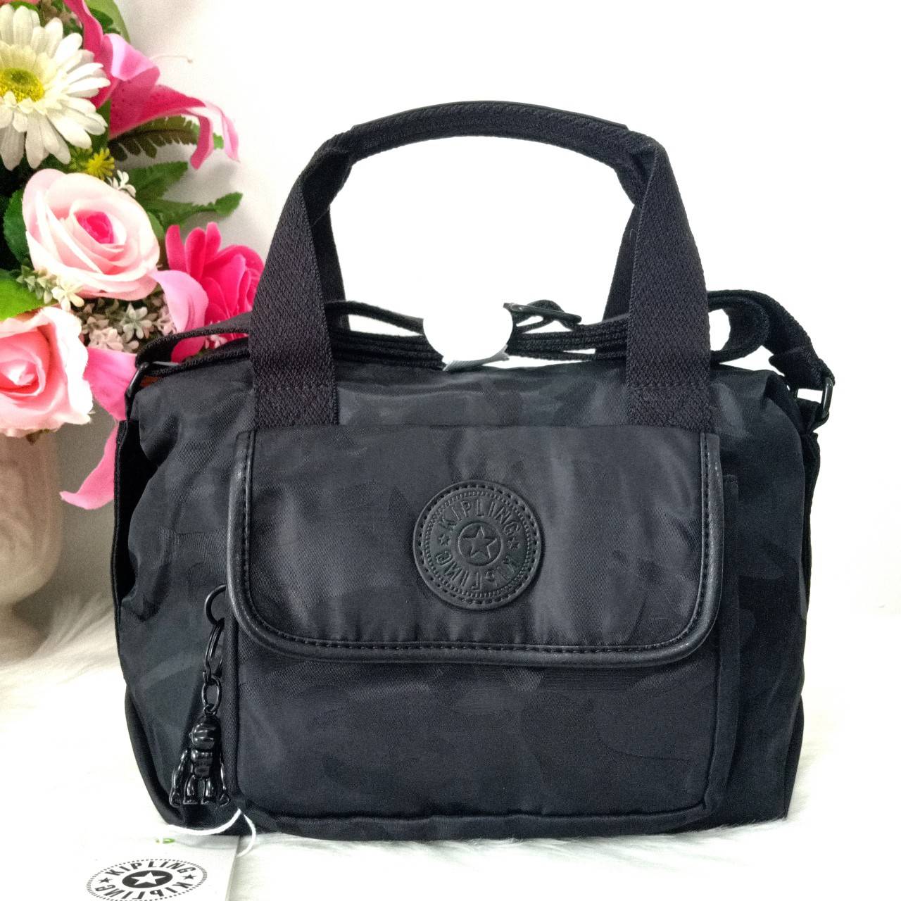 KIPLING BRYNNE Satin Camo กระเป๋าถือ สะพายข้าง