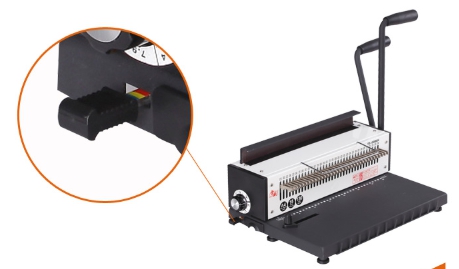 เครื่องเข้าเล่มปฏิทินห่วงเหล็กรุ่นTD-1500B34