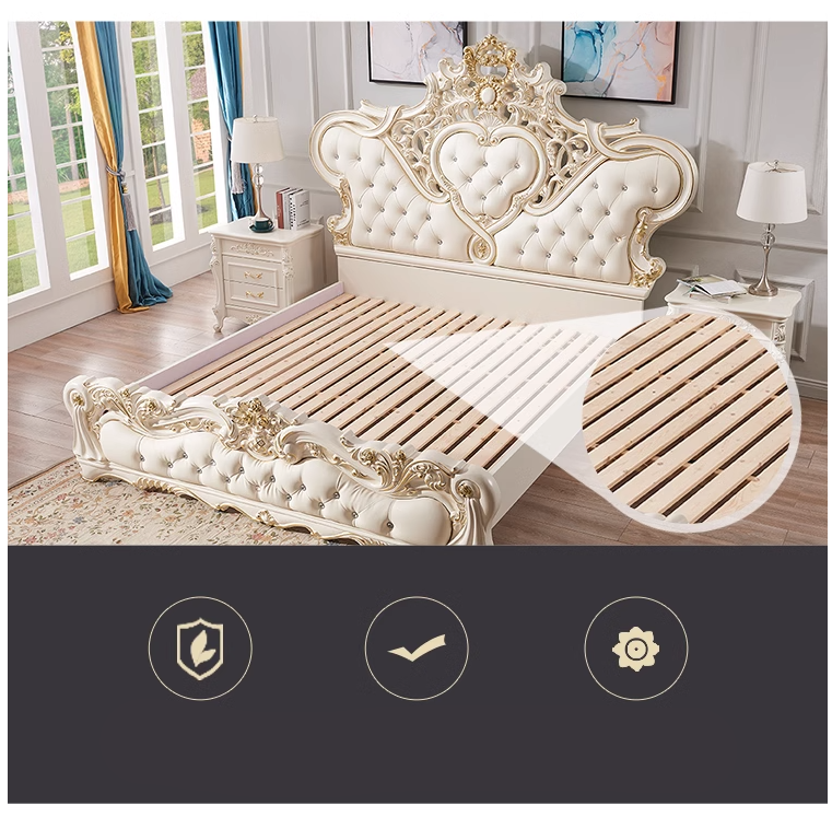 เตียงเจ้าหญิง เตียงหลุยส์ เตียงนอนหลุยส์ รุ่น Francy