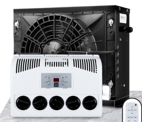 แอร์พกพา แอร์ พร้อมท่อระบายความร้อน24v12v 8000btuขนาดห้อง3*3ตรม