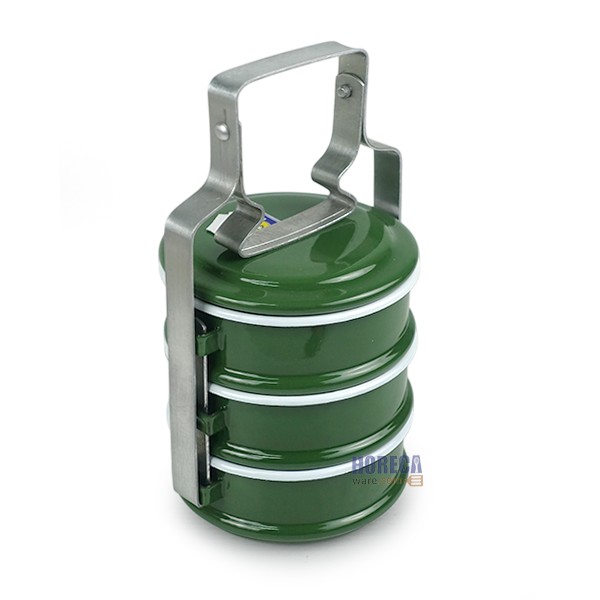 Colorful lunch box 10/3, two colors, white edge (red, orange, blue, purple, dark green, light green), rabbit-happy