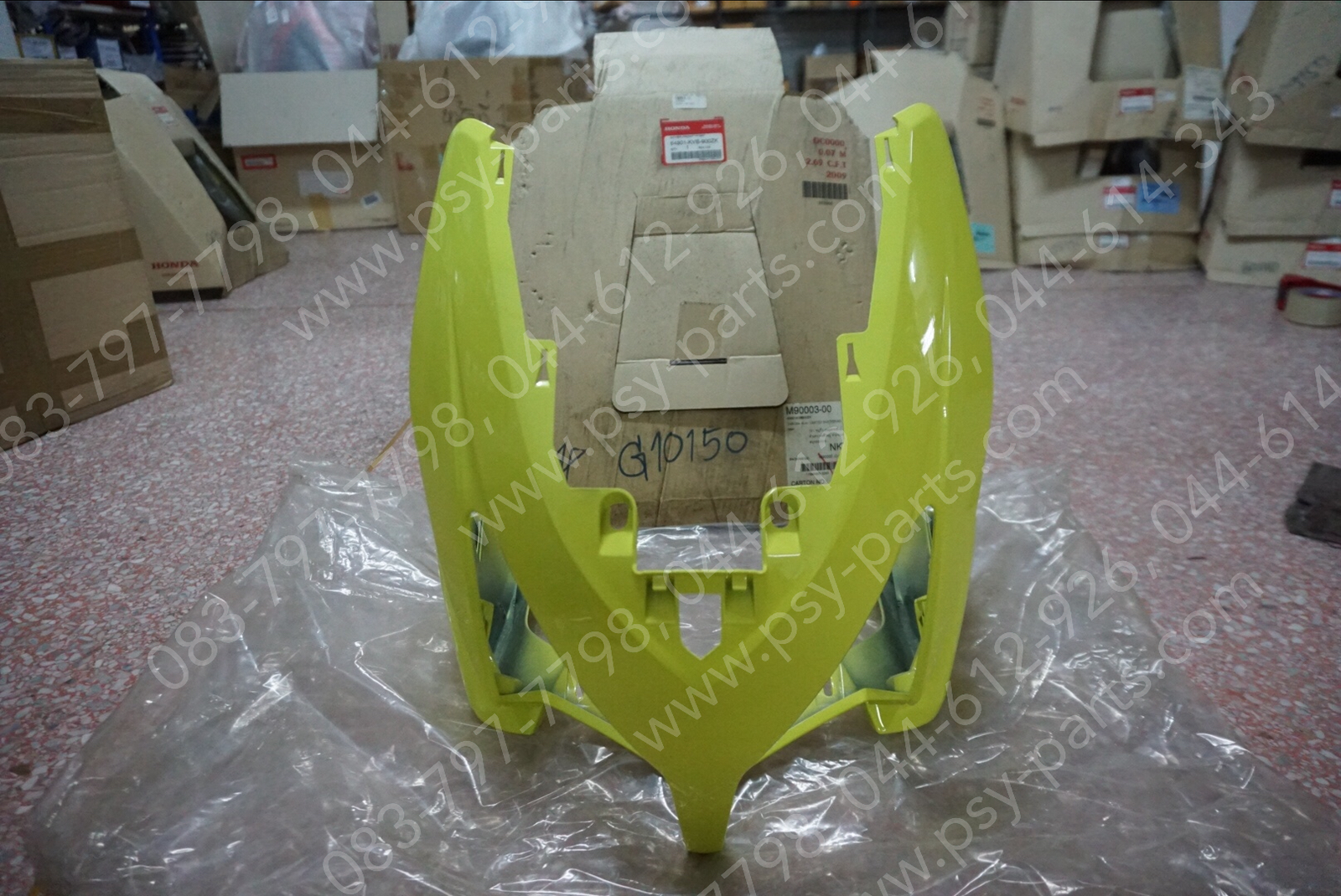 หน้ากากไฟหน้า CLICK แท้ๆ สีเขียว (Y196) 64301-KVB-900ZK