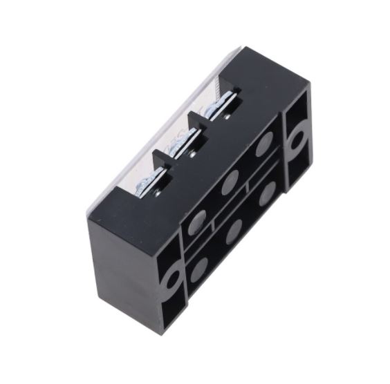 TB-2503 เทอร์มินอล บล็อก 600V 25A TB Series 3 Positions Ways Dual Row Barrier Screw Terminal Block Wire Connector