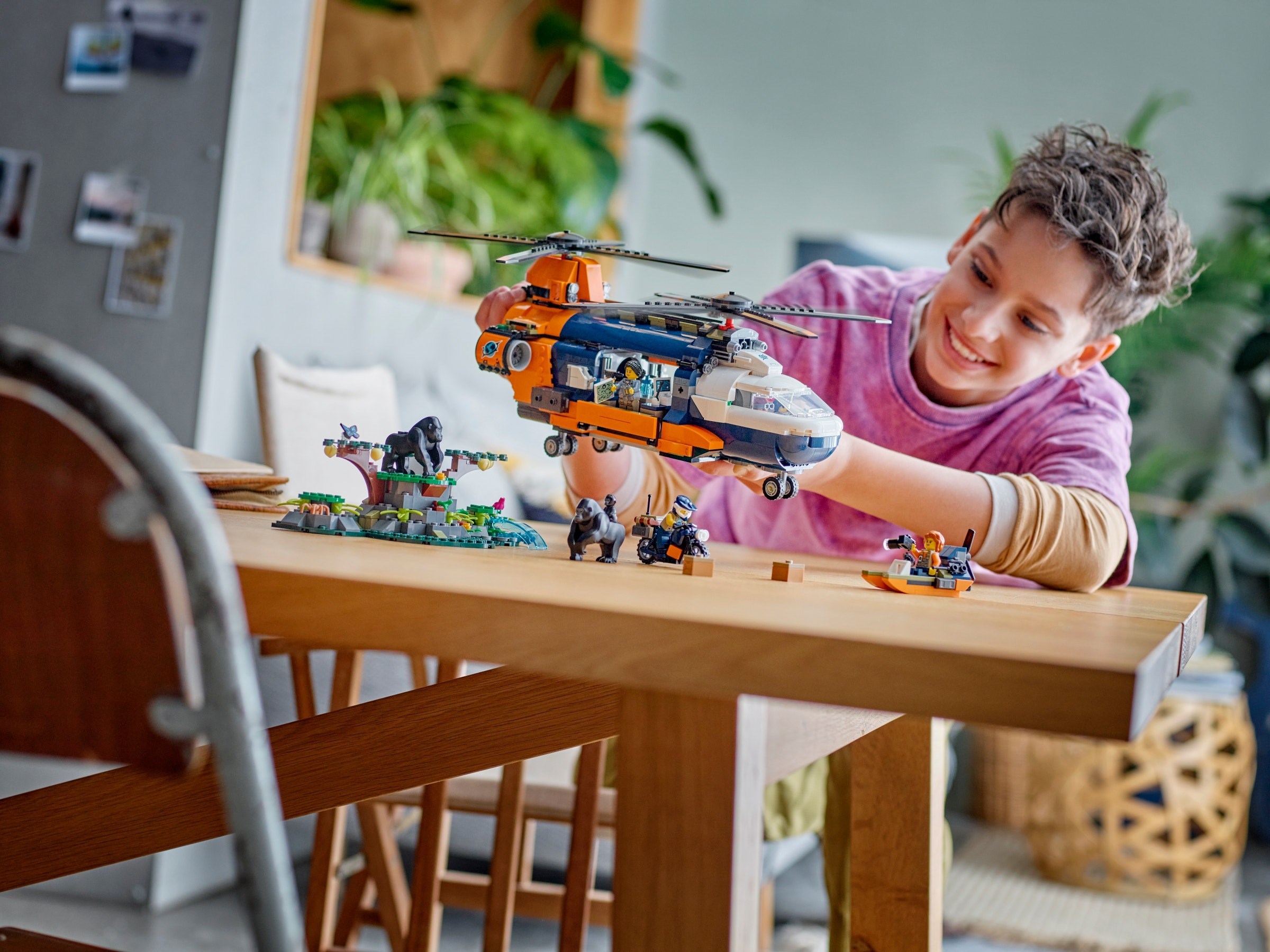 LEGO City เลโก้ 60437 Jungle Explorer Helicopter at Base Camp