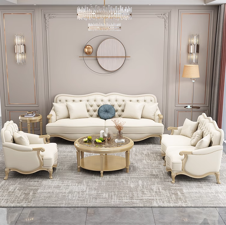 โซฟาหลุยส์ โซฟาหรู ชุดโซฟาหลุยส์ รุ่น Fiona