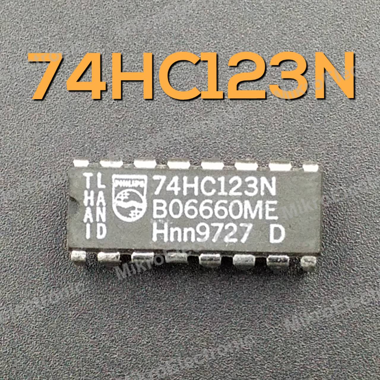 74HC123N Dual Retriggerable Monostable Multivibrators with Reset