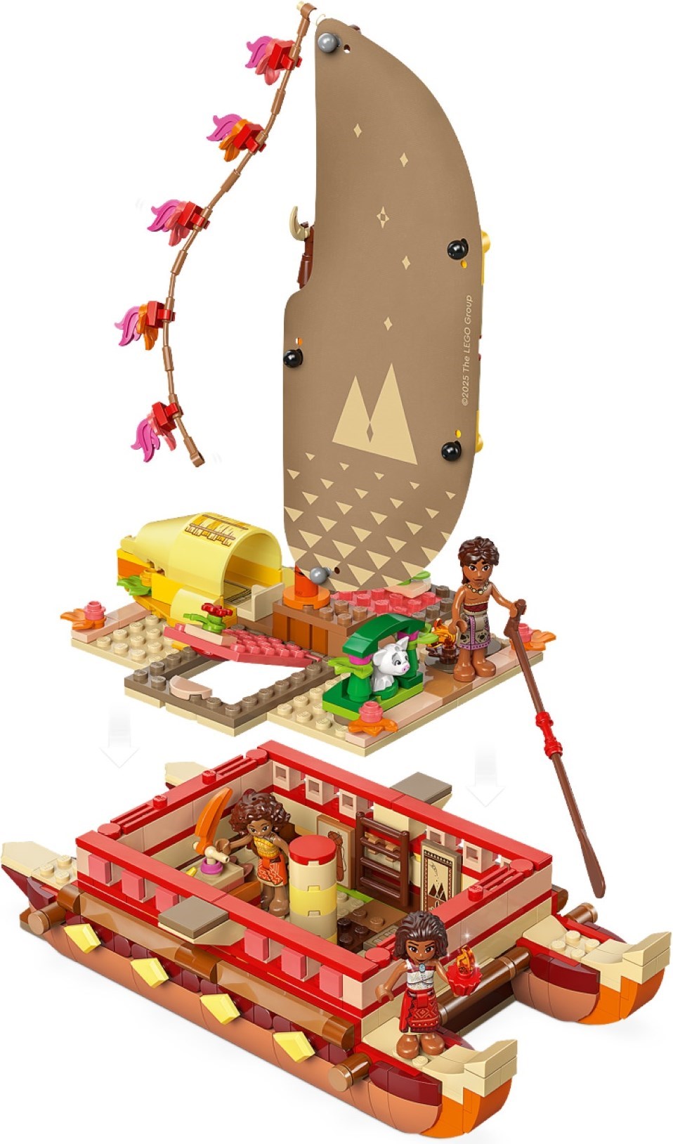 LEGO Disney เลโก้ 43270 Moana's Adventure Canoe