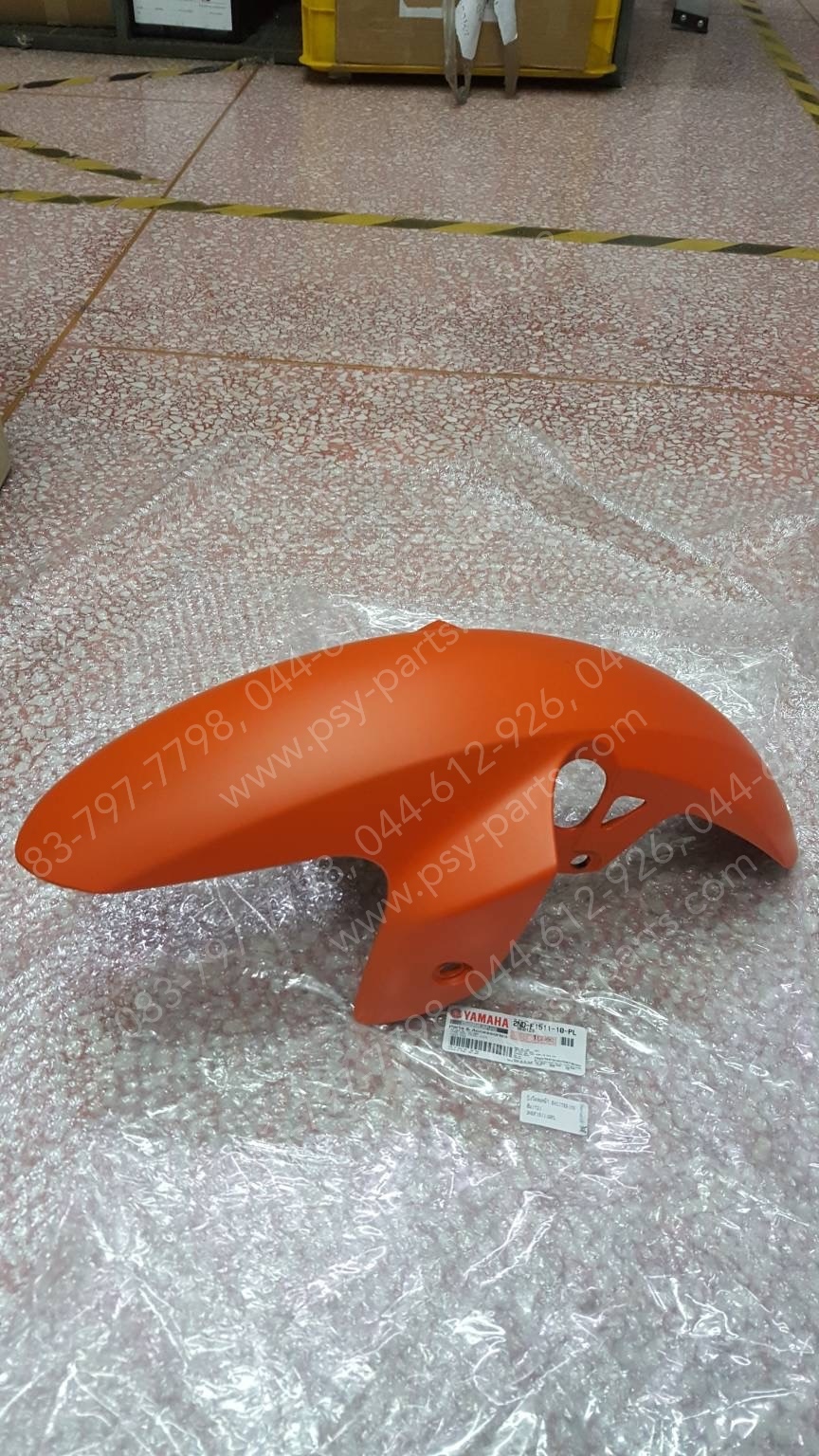 บังโคลนหน้า EXCITER 155 แท้ๆ สีส้ม (1721) 2ND-F1511-10-PL (รุ่นใหม่มีรูตรงปีกบังโคลน)
