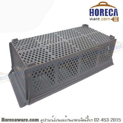 ตะกร้าล้างช้อนส้อม 8 ช่อง (PP) ยูนิก้า-พลาสติก [uc-FWB-GY]