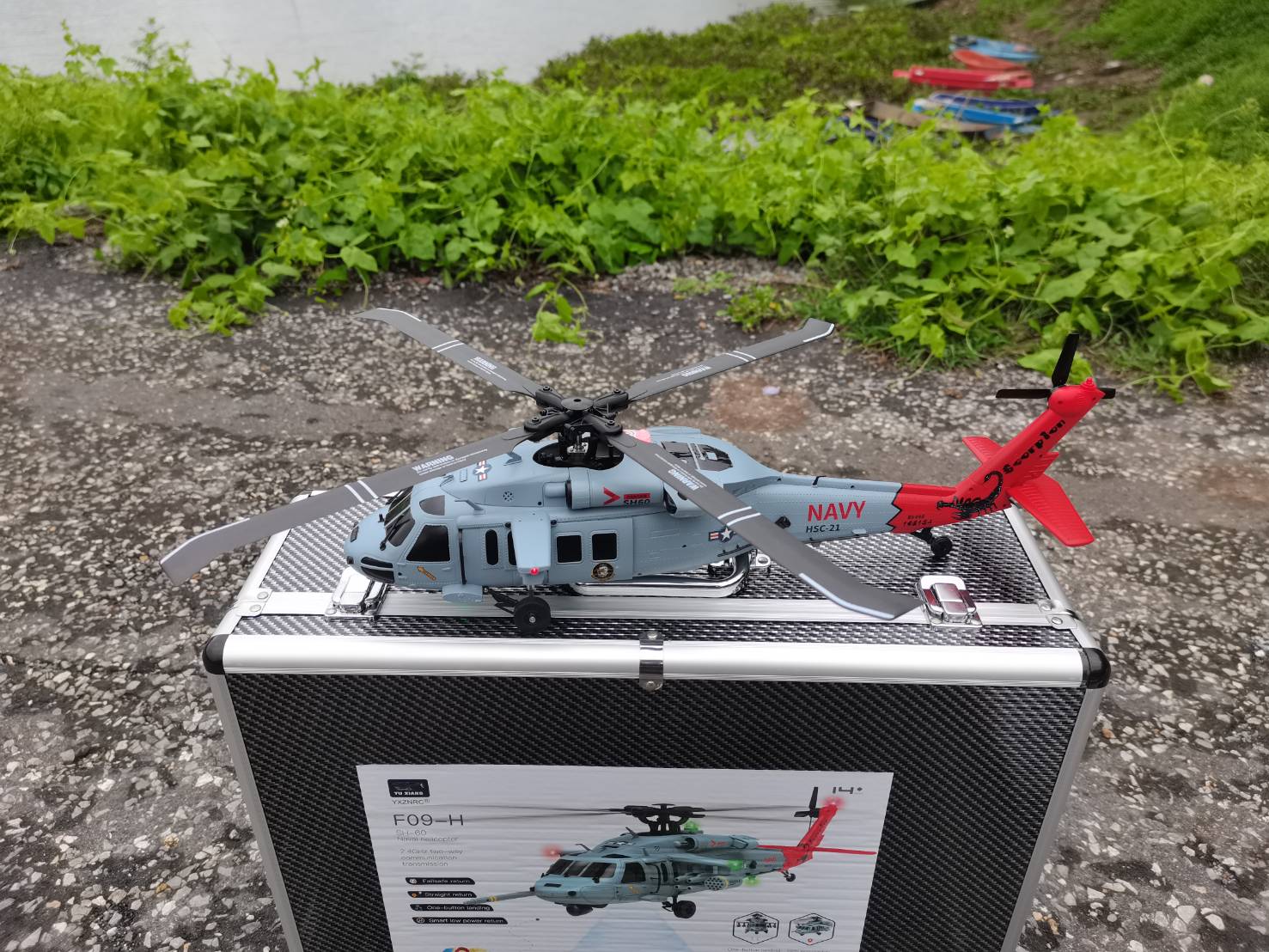 YUXIANG F09-H GPS FPV.เฮลิคอปเตอร์บังคับวิทยุ