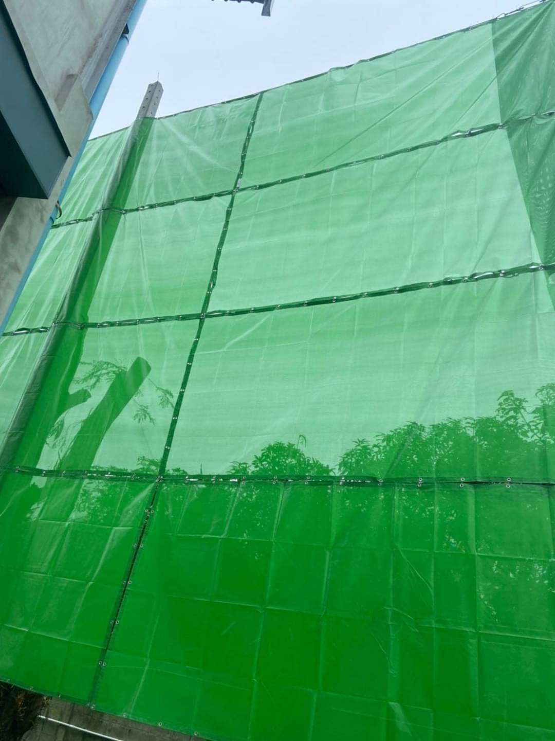 Raschelnet ตาข่ายกันตก ผ้าใบกันฝุ่นงานก่อสร้าง ผ้าใบก่อสร้าง ตาข่ายกันฝุ่น ผสมสารป้องกันไฟลาม