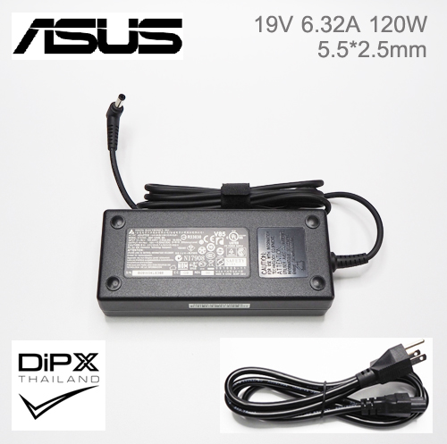 Adapter ASUS 19V 6.32A 120W (5.5x2.5mm) สินค้าใหม่แท้ แถมสายไฟ
