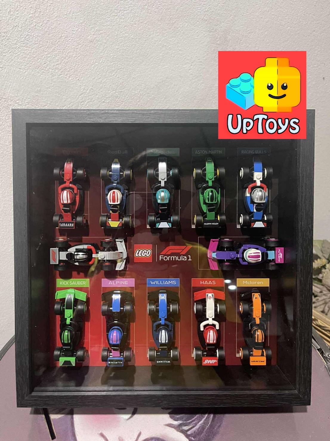 Display frame สำหรับ 71049 Collectables - F1 Race Cars [12 ทีม]