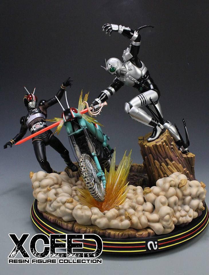 Xceed Resin Kamen Rider Black Vs Shadow Moon 1/6 Diorama Statue