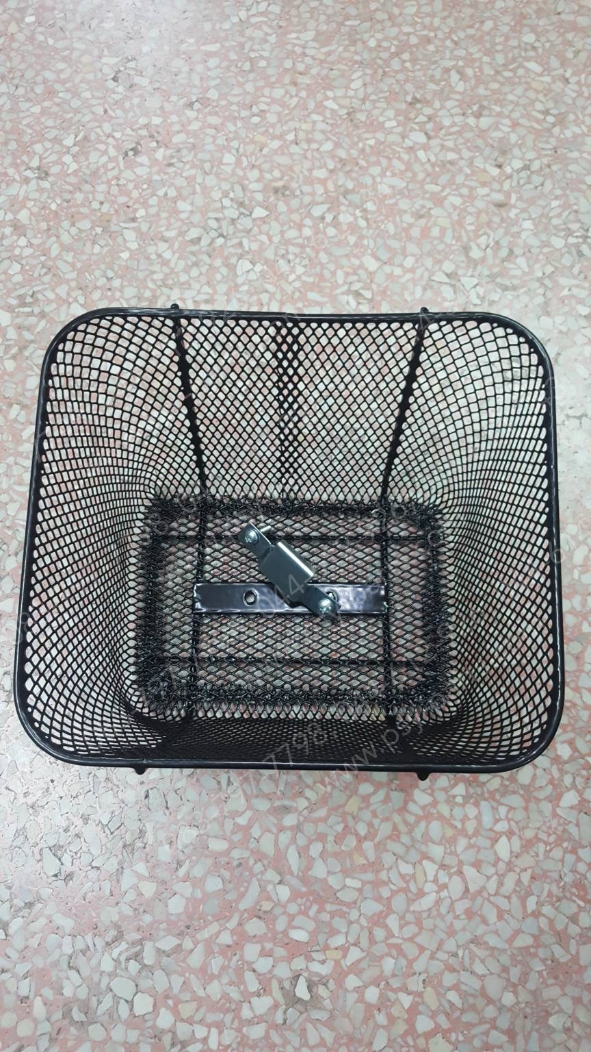 ตะกร้าหน้า RC 100J2 ลวดตาข่าย สีดำ