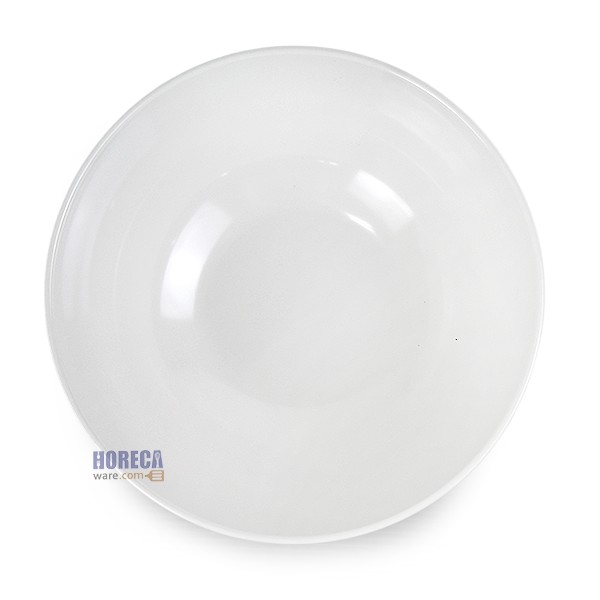 ชามกลมปากบานทรงญี่ปุ่น 8 นิ้ว [สีครีม] ตราปลายิ้ม