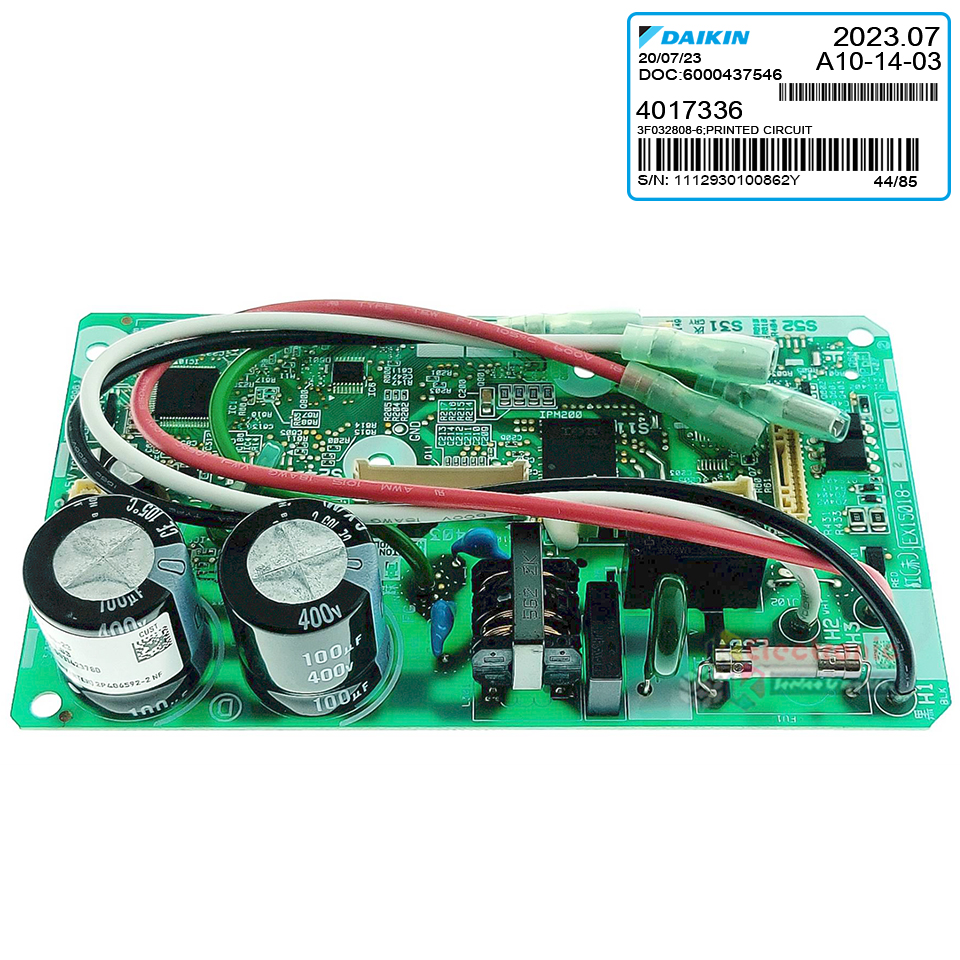 แผงบอร์ดแอร์คอยเย็นDAIKIN-ไดกิ้น รุ่น FTKC12QV2S/FTKC12RV2S-อะไหล่ใหม่แท้บริษัท #อะไหล่แอร์DAIKIN