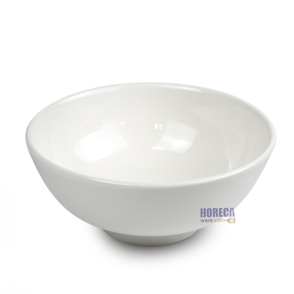 ชามลึก 7" ทรงโคม สีนม โฟเซรามิค