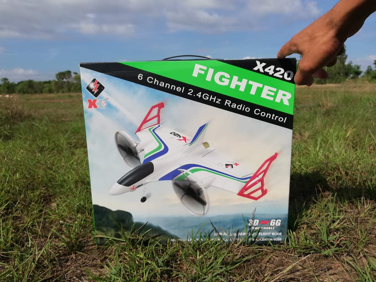 XK X420 ระบบ 3D-6G เครื่องบินบังคับวิทยุ ขึ้นลงแนวดิ่ง