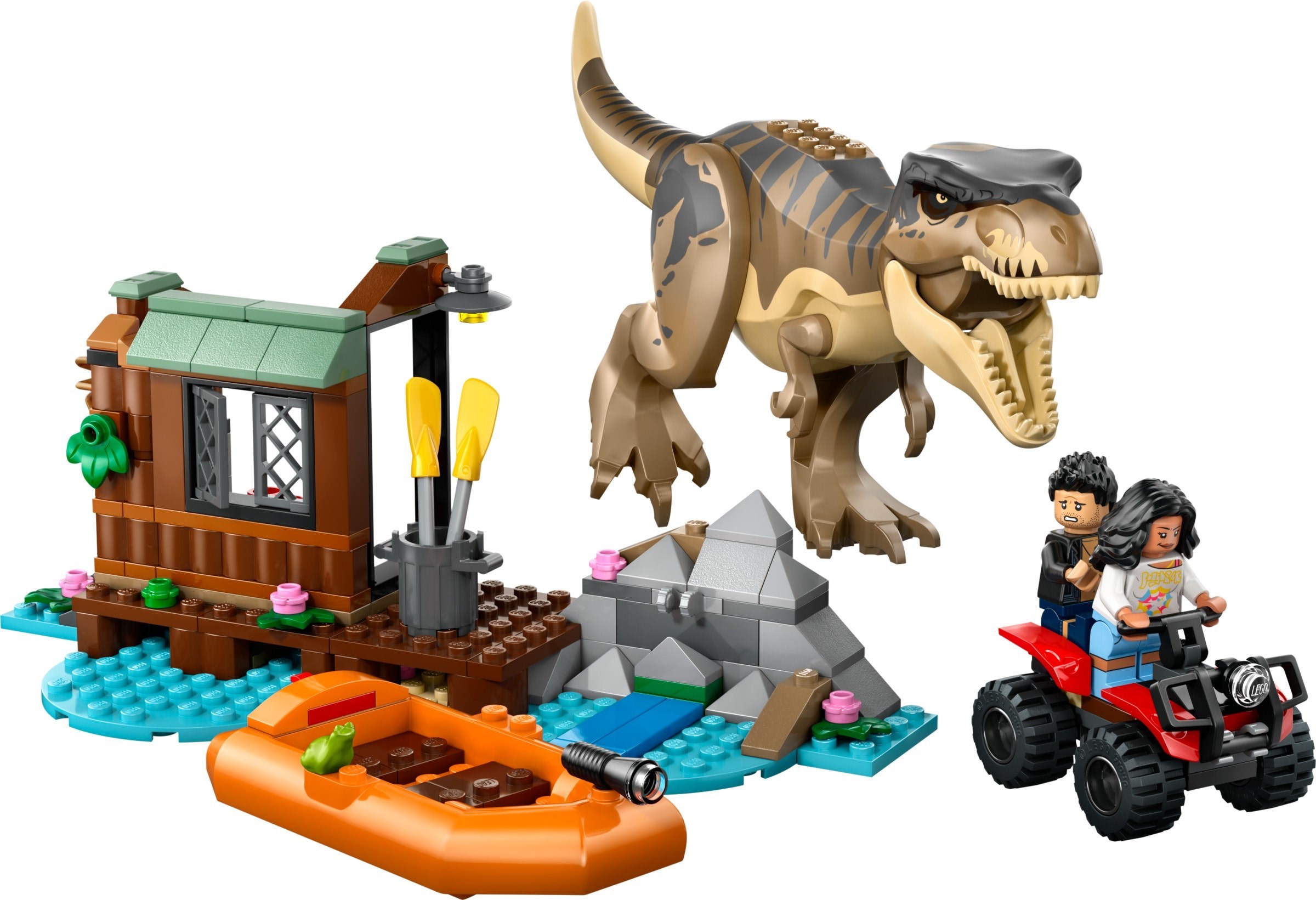 LEGO Jurassic World เลโก้ 76975 T. rex River Escape