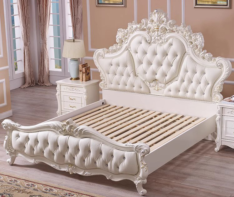 เตียงเจ้าหญิง เตียงหลุยส์ เตียงนอนหลุยส์ รุ่น Moon