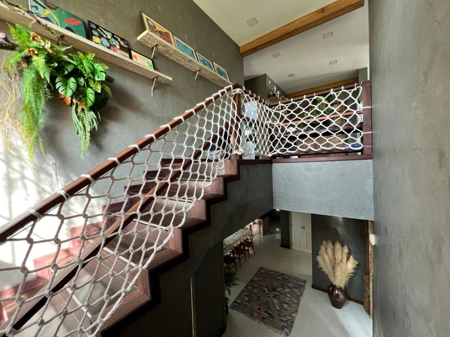 Review ตาข่ายราวสะพาน ตกแต่งทางเดิน สะพาน ตาข่ายกันตกระเบียง