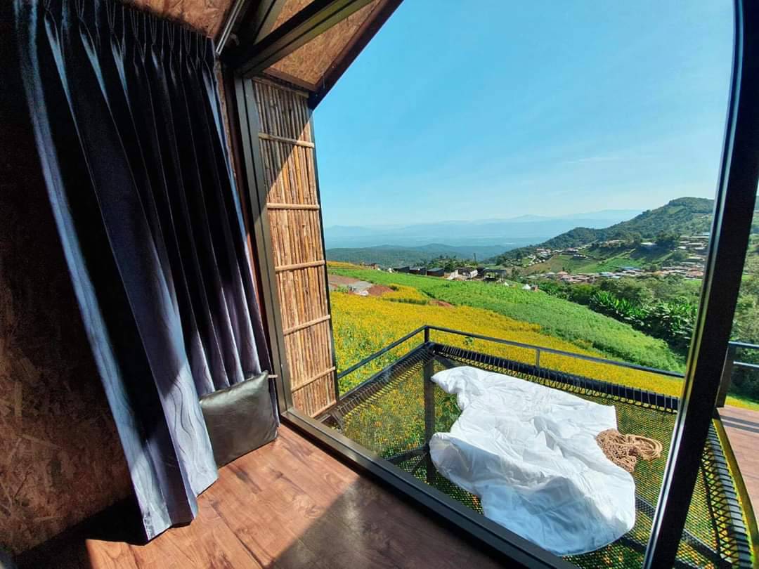 ตาข่ายริมน้ำ เปลตาข่ายร้านอาหาร 🔸รุ่นหนา 2 ชั้น 🔸 ขนาด 120 x 180 cm. + เชือกมัดติดตั้ง🔸