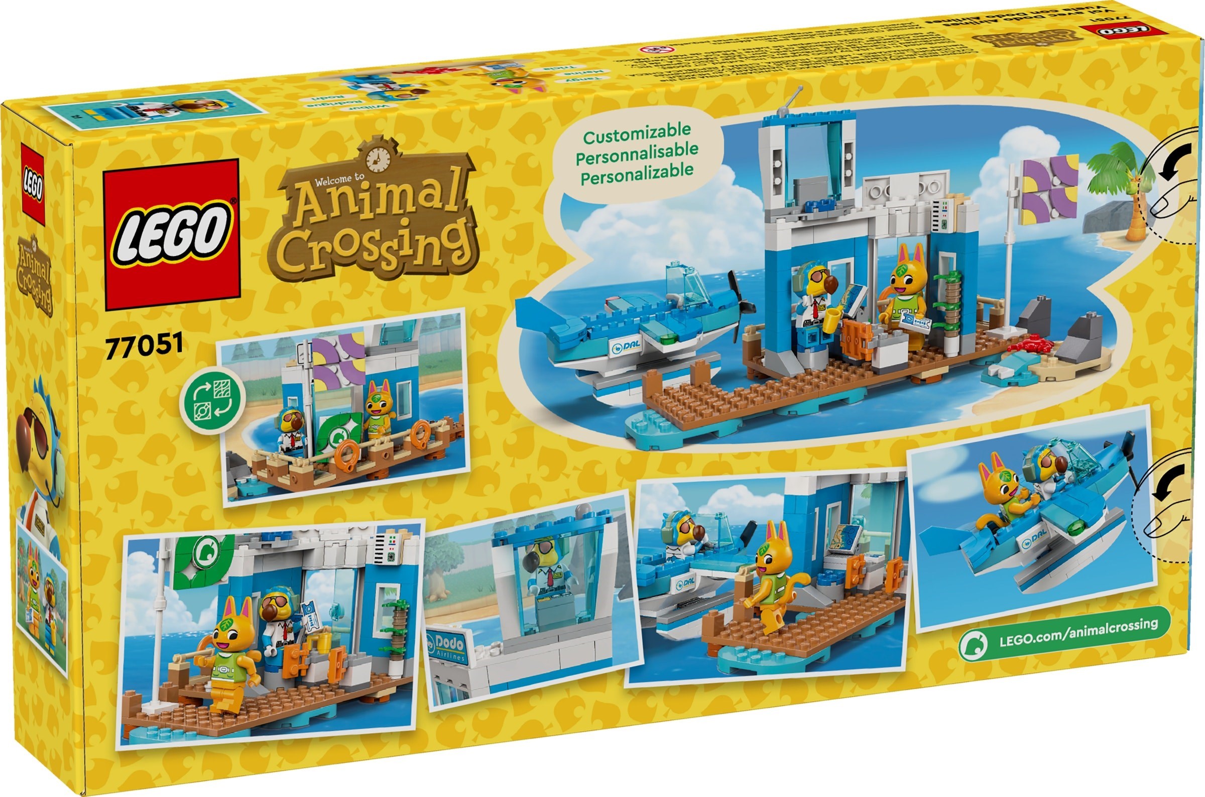 LEGO Animal Crossing เลโก้ 77051 Fly with Dodo Airlines