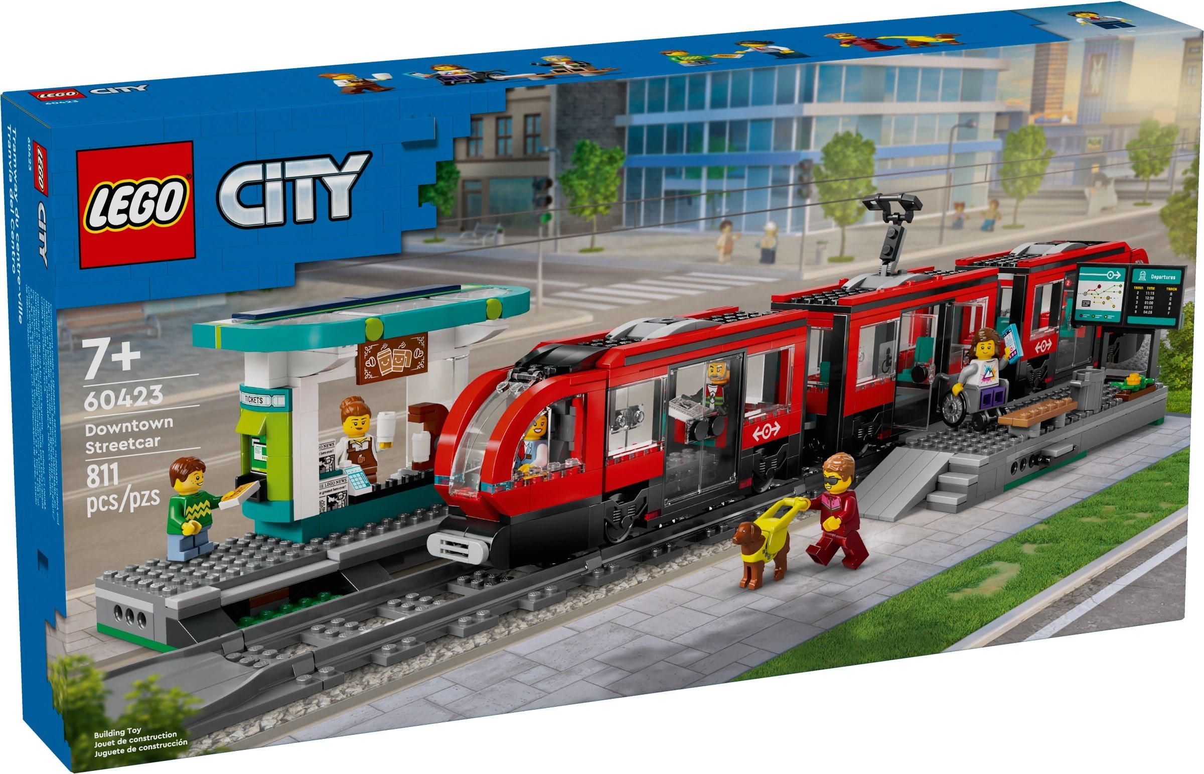 LEGO City เลโก้ 60423 Downtown Streetcar and Station
