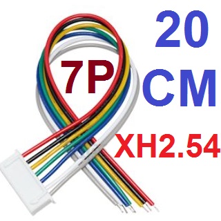 JST XH2.54mm 7Pin 20CM Male Connector Plug With Wire Cable Line 200mm (20cm)