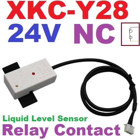 XKC-Y28-NC 24V (NC: Relay contact normally Close) Liquid Level Sensor Switch Detector Water Float Switch Liquid Detection Water Tank Water Pipe Level Sensor วัดระดับน้ำ เซ็นเซอร์ตรวจจับของเหลว XKC-Y28