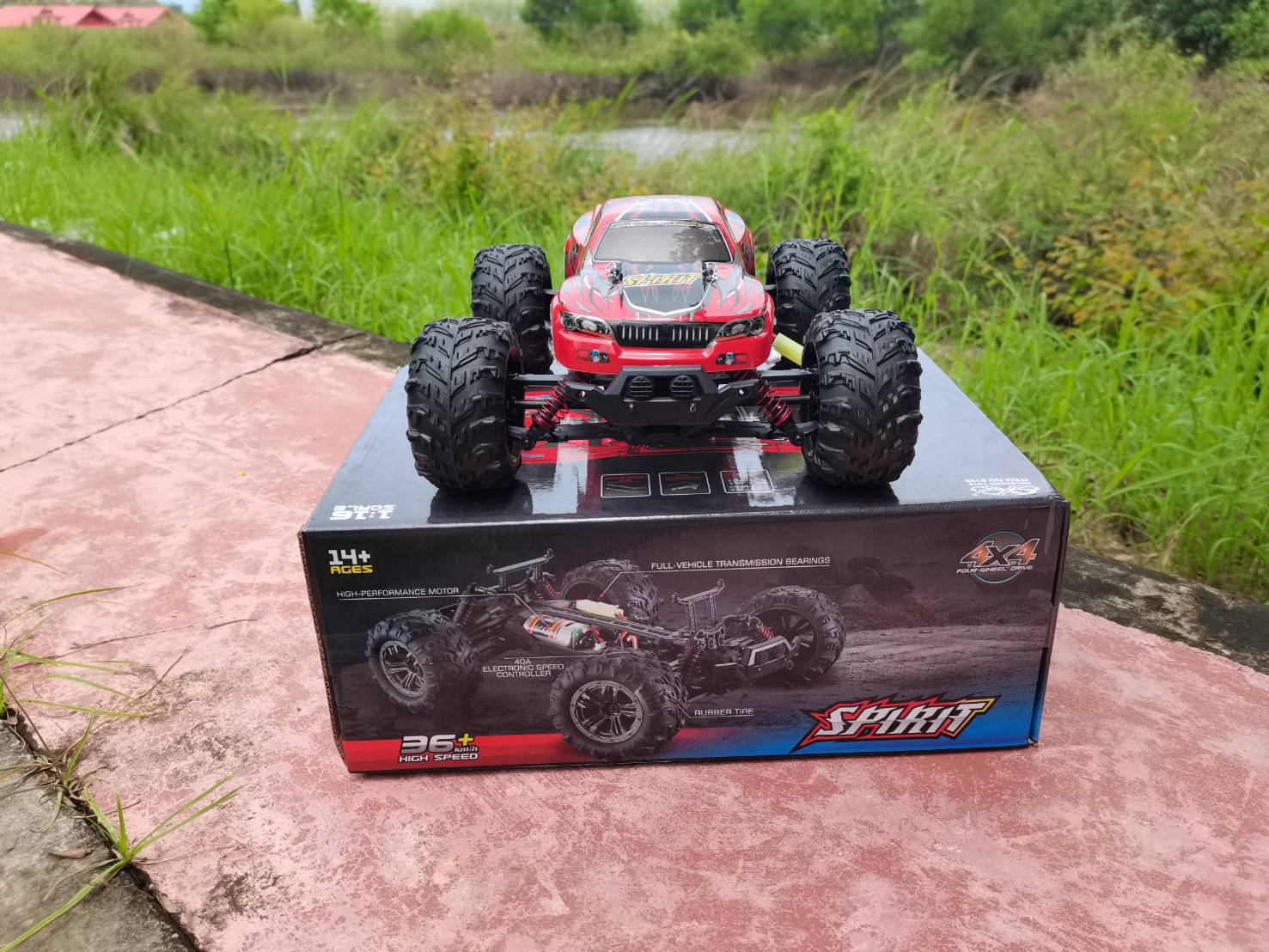 รถบังคับวิทยุ Xinlehong RC 9130 2.4.GHZ 1/16 4WD ความเร็ว.36 กม./ชม. ระบบไฟฟ้า RTR ความเร็วสูงชุดพร้อมเล่น
