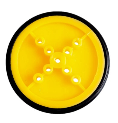 ล้อรถขอบยาง 410 rubber wheel robot tire TT motor robot smart car platform car electronic design toy