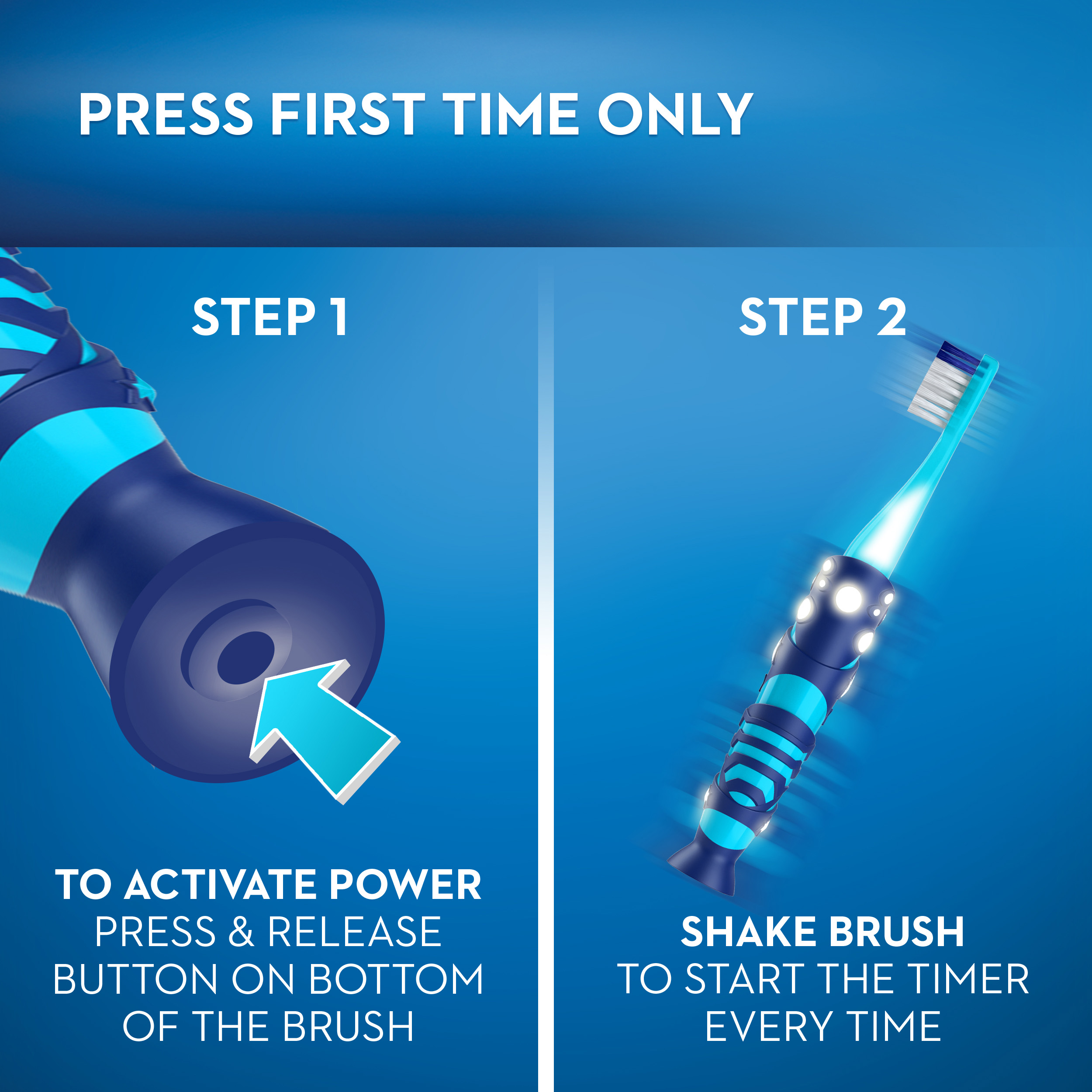 แปรงสีฟันจับเวลา (Oral-B kids Timer with Light)