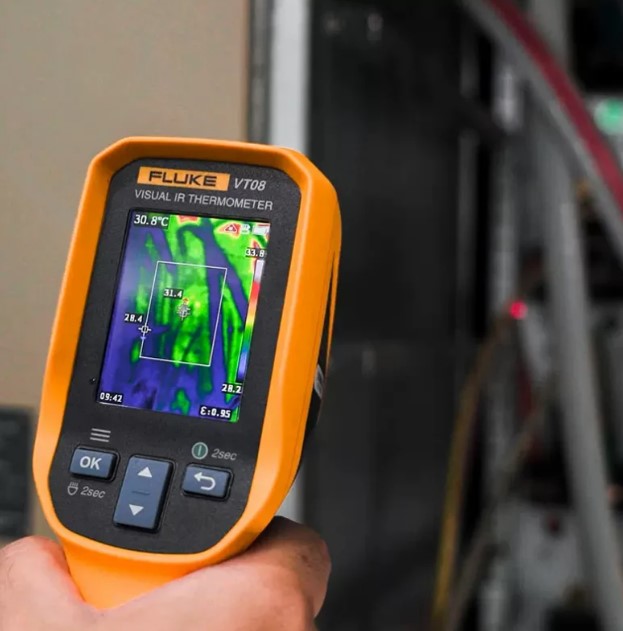 สินค้าใหม่ Fluke VT06 เครื่องวัดอุณหภูมิอินฟราเรดแบบภาพ (เมนูไม่มีภาษาไทย หรือ อังกฤษ) VT06 Fluke Visual infrared thermometer