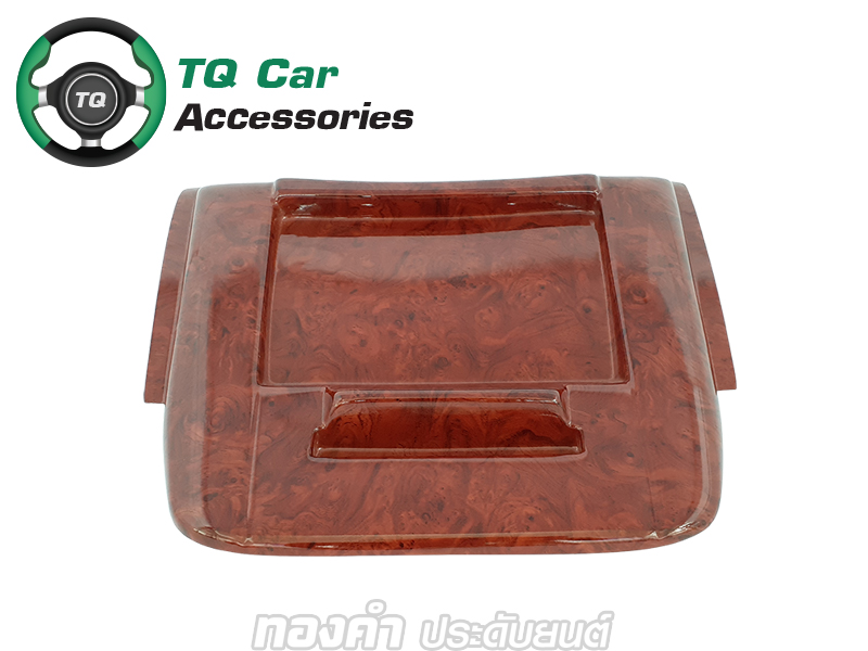 ถาดวางของคอนโซลหน้ารถตู้ Toyota Commuter,Ventury,Hiace สีดำ.เคพล่า.ลายไม้
