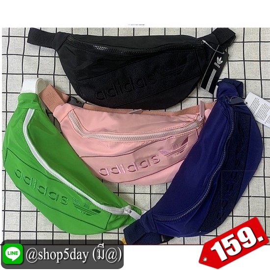 😍 แฟชั่นวัยรุ่นสุดฮิต Adidas กระเป๋าคาดอก 🚴