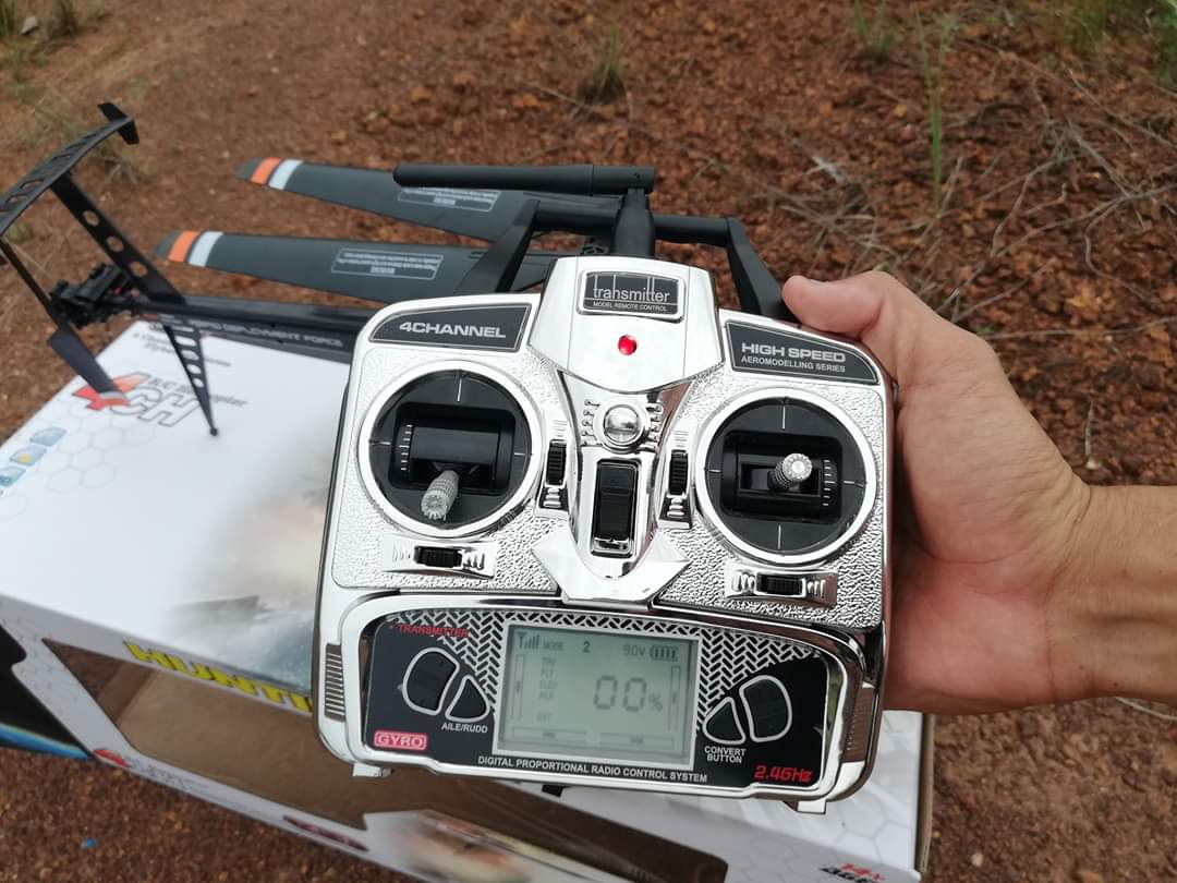 เฮลิคอปเตอร์บังคับวิทยุ FX070 Flybarless MD500