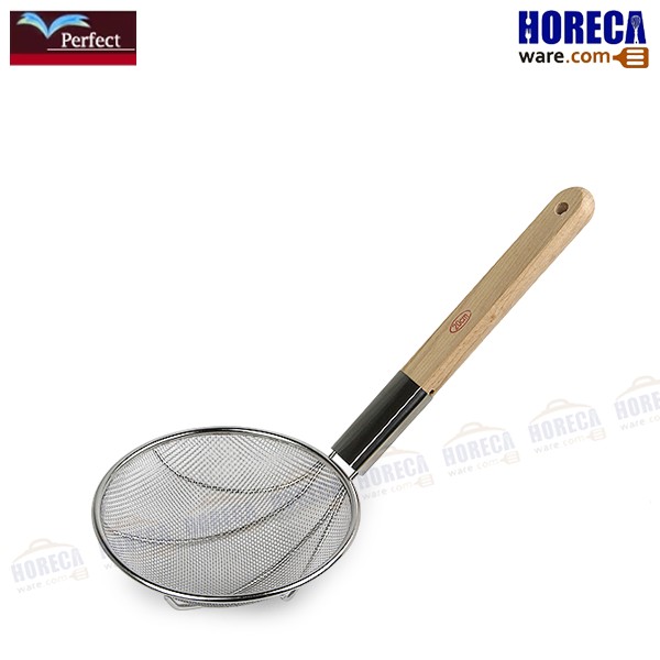 Strainer with wooden handle 20 cm. Perfect