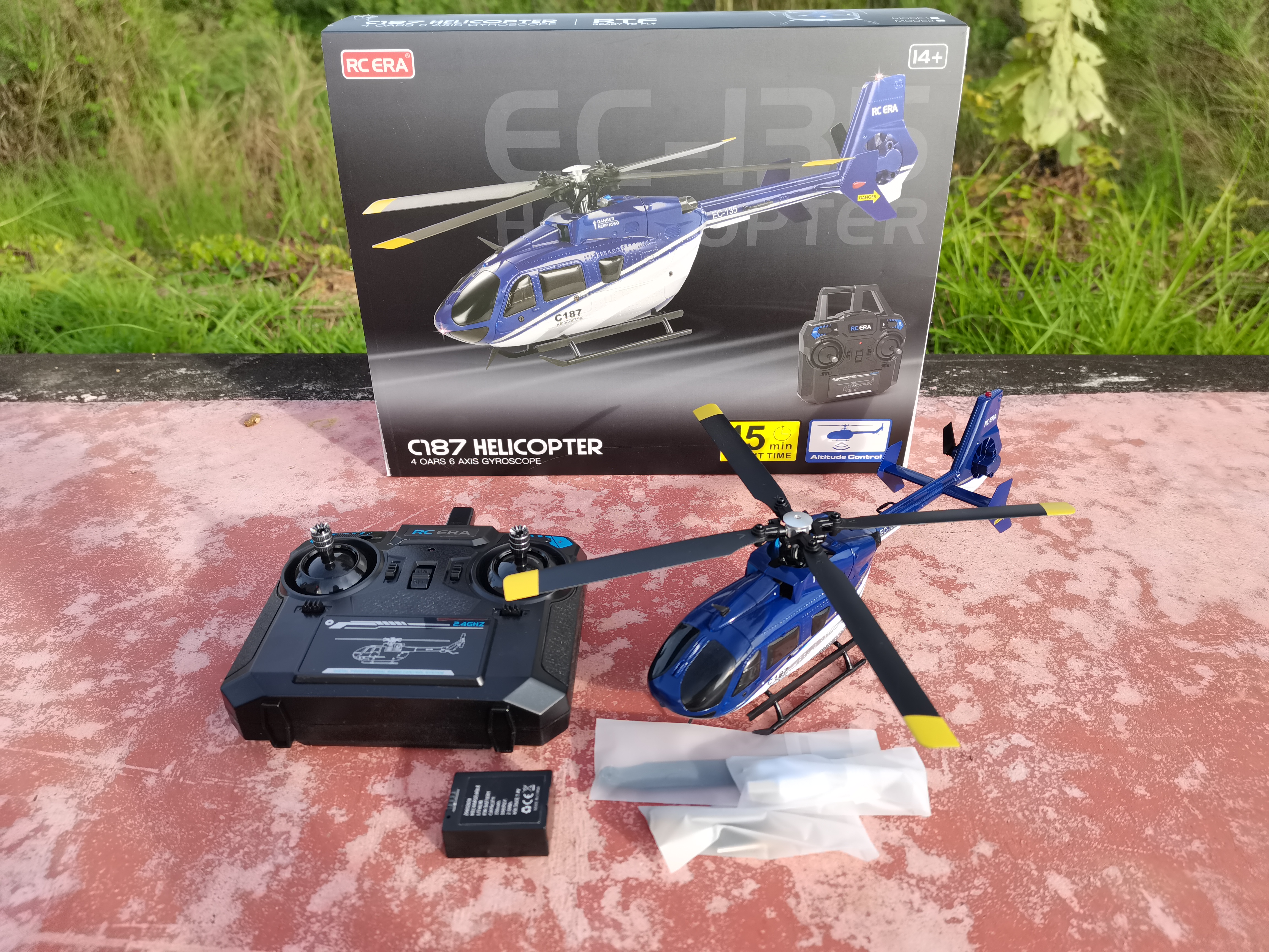 เฮลิคอปเตอร์ RC ERA C187 4CH EC135 RC Helicopter (RTF สินค้าชุดพร้อมเล่น)
