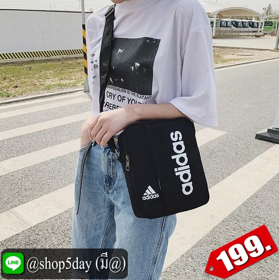♨️ Hot Adidass อาดิดาส กระเป๋าสะพายข้างแฟชั่น ⚡️
