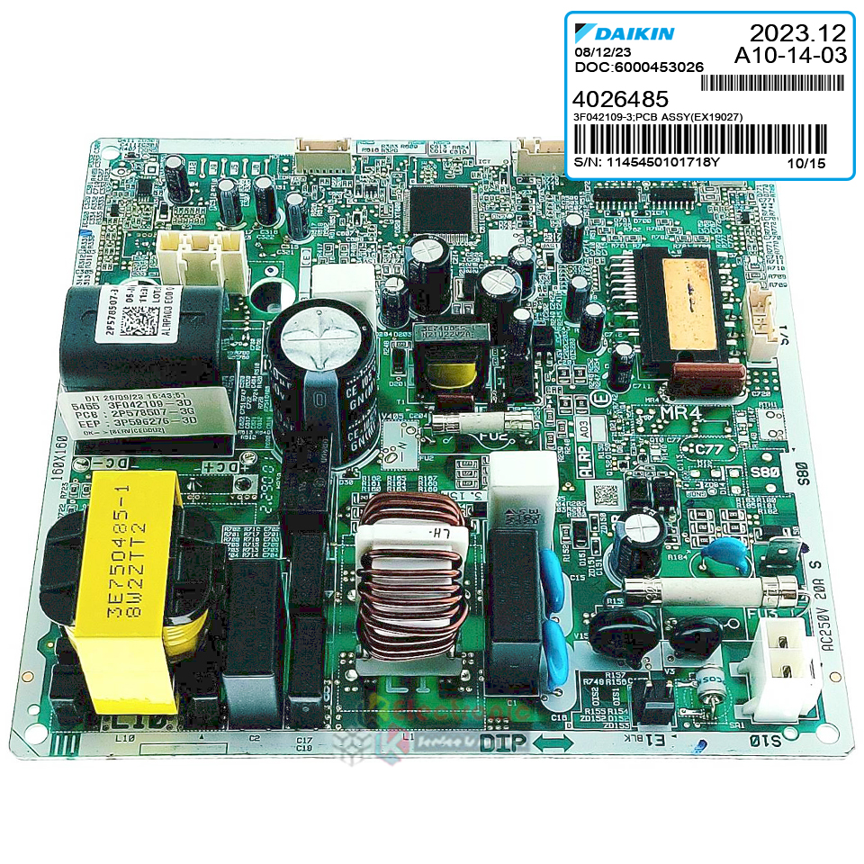 แผงบอร์ดแอร์คอยร้อนDAIKIN-ไดกิ้น รุ่น RKQ09UV2S-อะไหล่ใหม่แท้บริษัท #อะไหล่แอร์DAIKIN