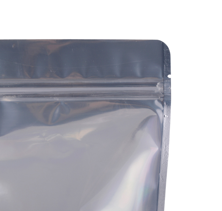 ถุงหน้าใสหลังฟอยล์ มีซิปล็อค ก้นตั้ง พิมพ์สี(ระดับพรีเมี่ยม)****(จำนวน 50 ซอง)****