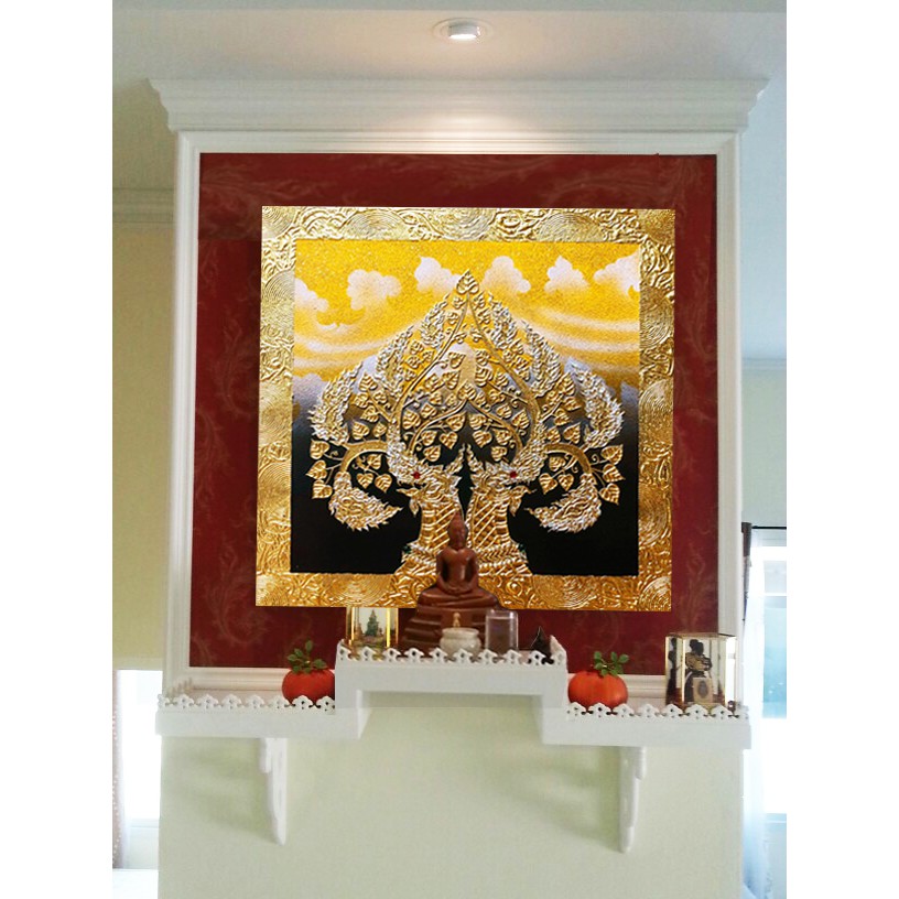 ภาพวาดต้นโพธิ์ A0216