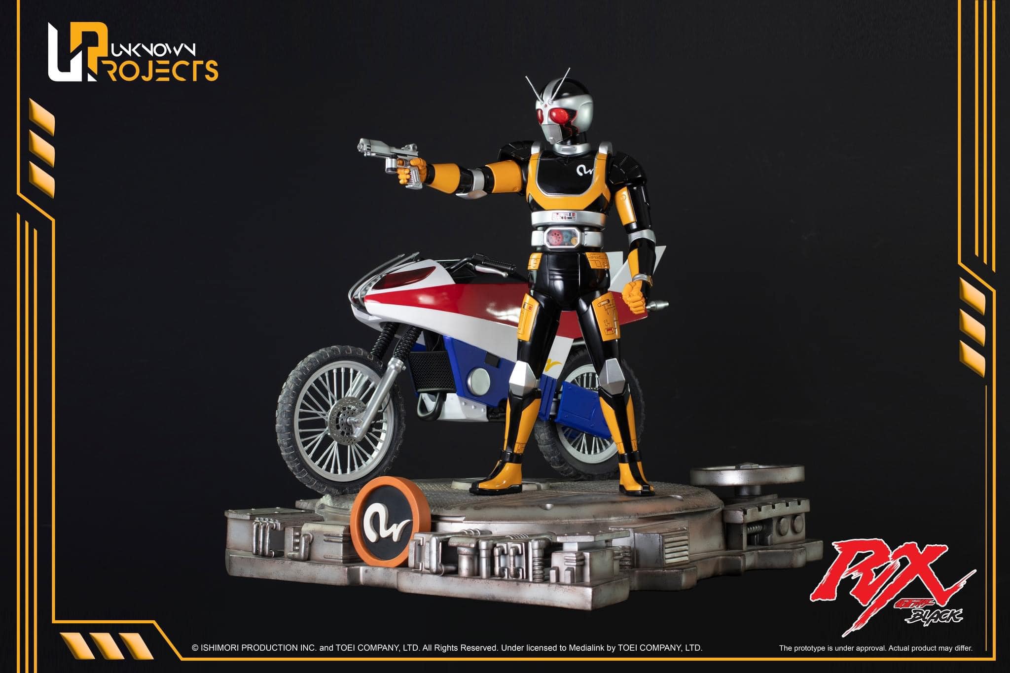Unknown Projects Classic Signature Arte Series Masked Rider BLACK RX Roborider