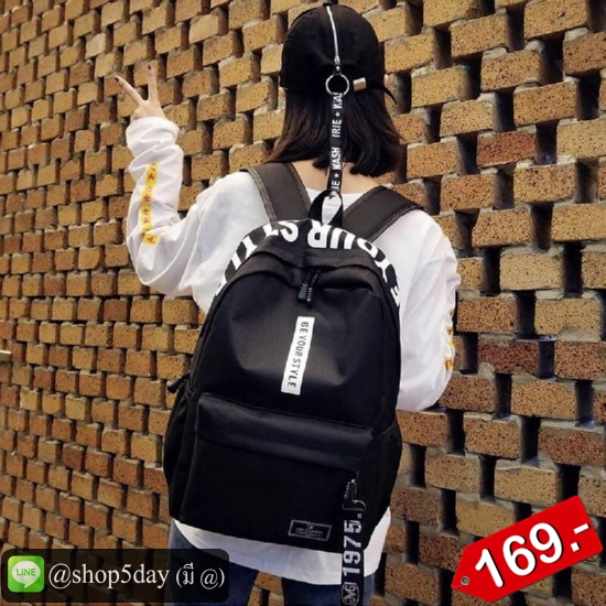 สะพายหลัง กระเป๋าเป้ Korean แฟชั่น