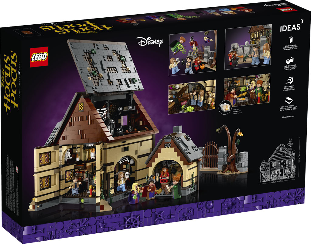 LEGO เลโก้ 21341 Disney Hocus Pocus: The Sanderson Sisters' Cottage