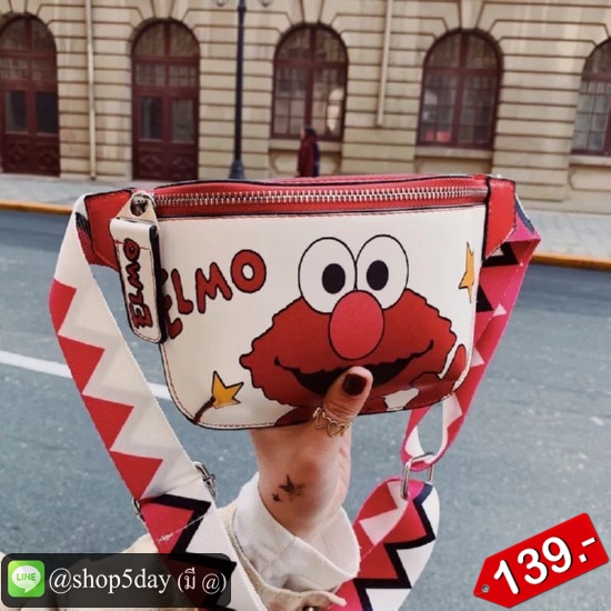 🔥กระเป๋าคาดอก คาดเอว การ์ตูน น่ารัก Cookie