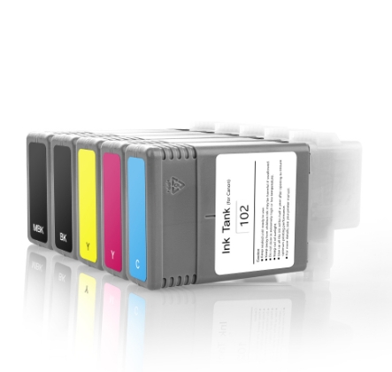 หมึกเทียบเท่าCanon PFI-102 Use For Canon IPF500/510/600/610/700/710/605